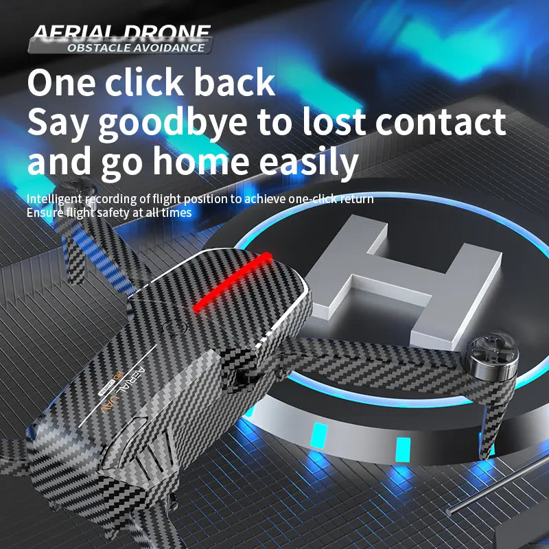 Aerial Drone C13S Pro 2026 – GPS Positioning, 4K UHD EIS Camera, 5G Wifi FPV, Brushless Motors, Optical Flow Hover, Intelligent Obstacle Avoidance, Auto Return, 360° Stunt Roll, Two Batteries